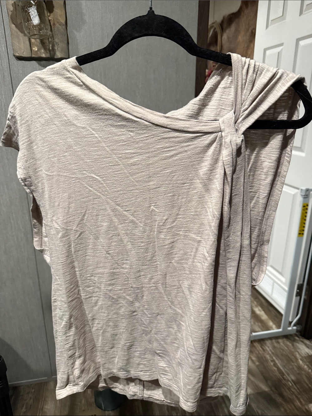 GAP Light Taupe Crew Neck Tee